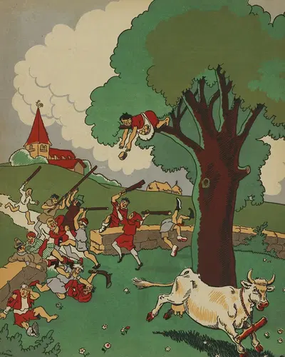 Bertrand du Guesclin le preux connétable Pl.3 by J.P Vernay, 1944 — digital art print download