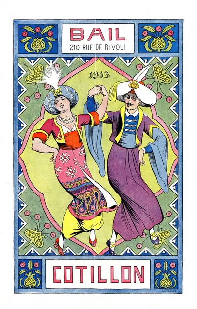 Баль, котильон by Леон Лебег, 1913 — digital art print download