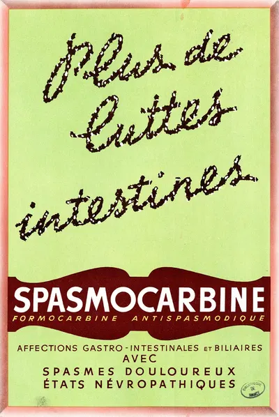 Spasmocarbine by Laboratoire de médecine expérimentale, 1910-1950 — digital art print download