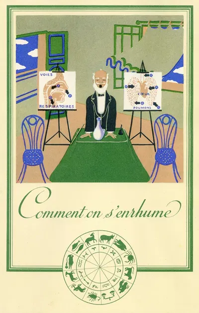 Comment on s'enrhume by Laboratoire M. de Rive, 1910-1950 — digital art print download