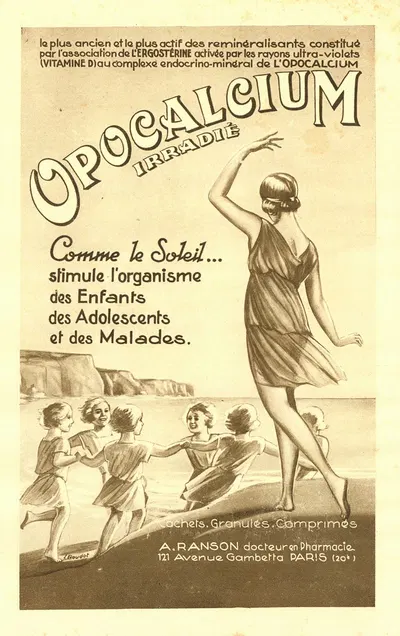Opocalcium by Laboratoires A. Ranson, 1910-1950 — digital art print download