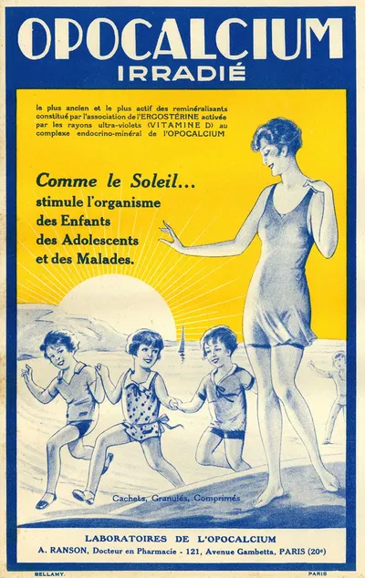 Opocalcium by Laboratoires de l'Opocalcium, 1910-1950 — digital art print download
