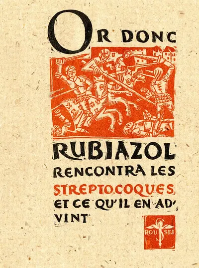 Рубиазол by Laboratoires du docteur Roussel, 1910-1950 — digital art print download