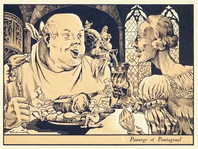 Панурж и Пантагрюэль by Лаборатории Жак Лортиор, 1934 — digital art print download