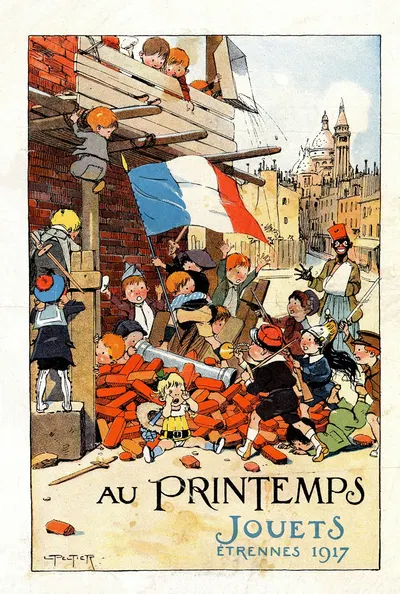 Jouets by Louis Peltier, 1917 — digital art print download