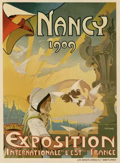 Нанси 1909, Международная выставка Востока Франции by Пьер Рожер Клоден, 1909 — digital art print download