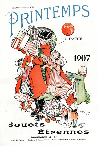 Jouets, étrennes by René Vincent, 1907 — digital art print download