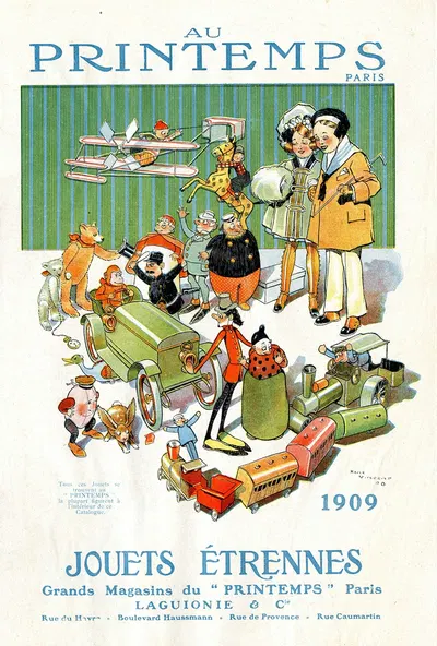 Jouets, étrennes by René Vincent, 1909 — digital art print download