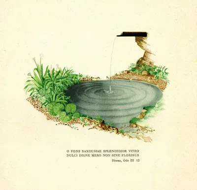 O fons bandusiae splendidior by Simons chemische Fabrik — digital art print download