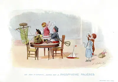 Les jeux d'enfants by Timoléon Lobrichon — digital art print download