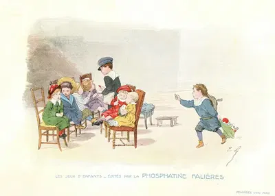 Les jeux d'enfants by Timoléon Lobrichon — digital art print download