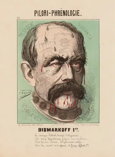 Бисмарков 1-й by Ахилл Беллогё, 1870 — digital art print download