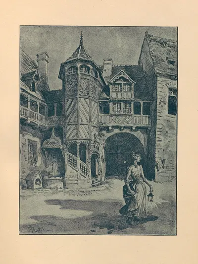 L'Héritage Sigismond by Albert Robida, 1895 — digital art print download