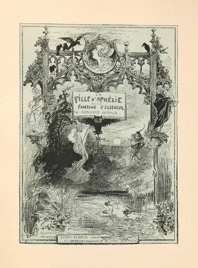 Romantiques Inconnus. by Albert Robida, 1895 — digital art print download