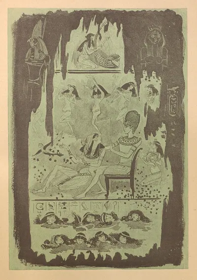 Le Manuscrit de la Momie. by Albert Robida, 1895 — digital art print download