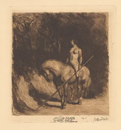 Amazone by Albert Welti, 1889 — digital art print download
