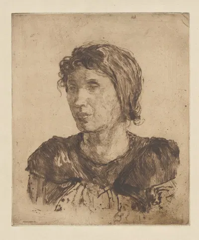 Bildnis der Gemahlin by Albert Welti — digital art print download