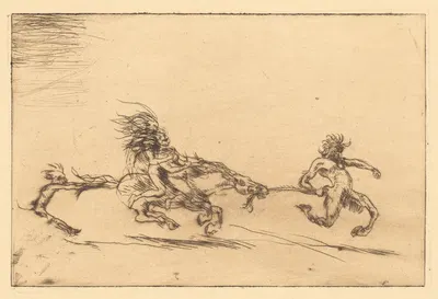 Faunsjagd by Albert Welti, 1910 — digital art print download