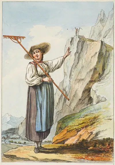 Фенюз гор Оберхасли, кантон Берн by Каспар Вольф, 1777-1779 — digital art print download