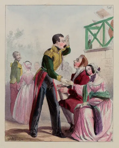 Мистер, муж, не желая вам приказывать. Вы хотите by Шарль Вернье, 1840 — digital art print download