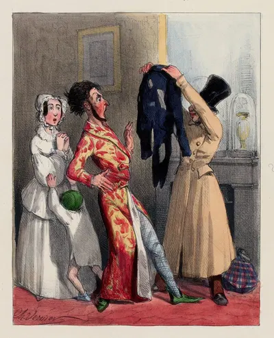 Новая система деградации by Шарль Вернье, 1840 — digital art print download
