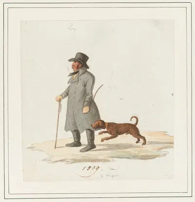 Гость курорта Бад Блуменштайн by Эмануэль Дженнер, 1809 — digital art print download