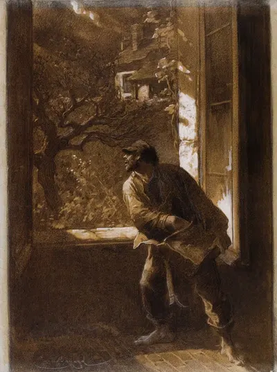 Пробуждённый человек by Эмиль-Антуан Баяр, 1879-1880 — digital art print download