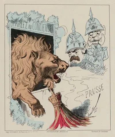 Хорошо рычит. лев by Фостен Бетбеде, 1870 — digital art print download