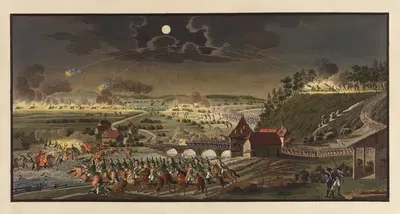 Атака на мост Сэнжина и победа by Франсуа Алойс Мюллер, 1798 — digital art print download