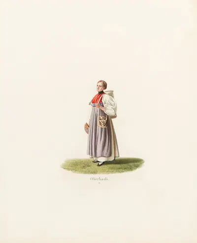 Оберхазли by Габриэль Лори младший, 1824 — digital art print download