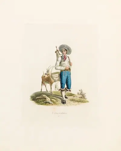 Унтервальден by Габриэль Лори младший, 1824 — digital art print download