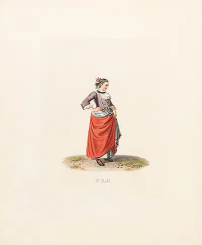 Санкт-Галлен by Габриэль Лори младший, 1824 — digital art print download