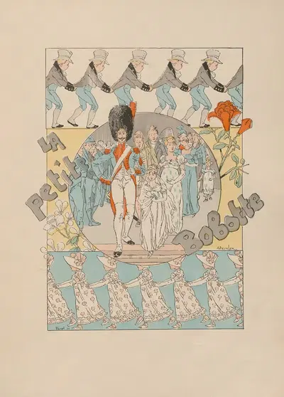 Les Rondes du Valet de Carreau Pl.5 by George Auriol, 1910 — digital art print download