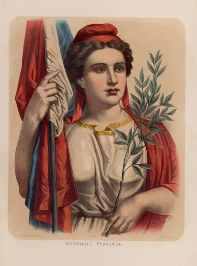 Французская Республика by Госселен, 1856 — digital art print download