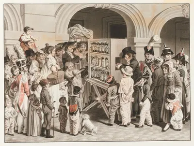Марионеточный театр в Берне by Готфрид Минд, 1804 - 1813 — digital art print download