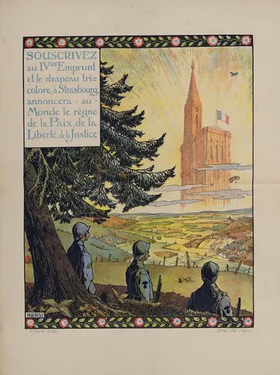 Подпишитесь на IV заем by Ханси, 1918 — digital art print download