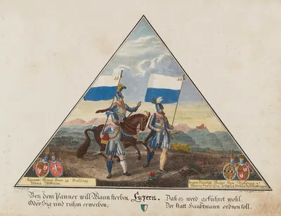 Baldegg by Jakob Schwegler, 1828 — digital art print download