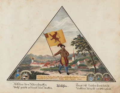 Виллизау by Якоб Швеглер, 1828 — digital art print download