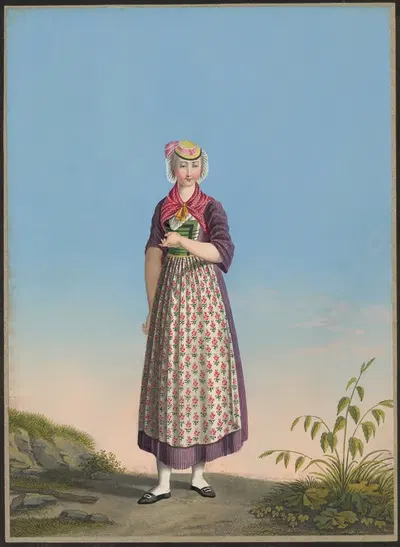 Маргарита Реми, из Мартиньи, из Вале by Жан Эммануэль Лоше, 1825-1830 — digital art print download