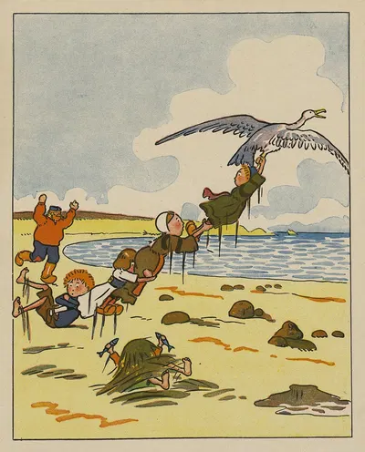 Lilette Léveillé à Craboville Pl.6 by Jordic, 1929 — digital art print download