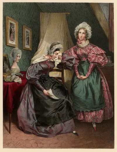 Разделение by Николя Эсташ Маурен, 1834 — digital art print download