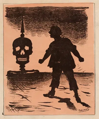 Тени, по П. Беллогету by Поль Белложе, 1870 — digital art print download