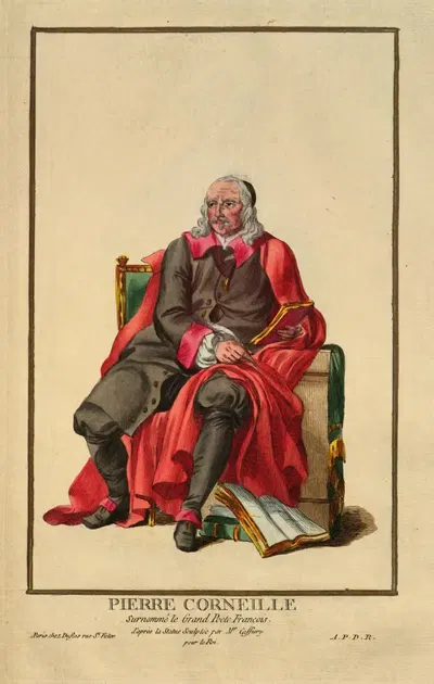 Пьер Корнель by Пьер Дюфло, 1780 — digital art print download