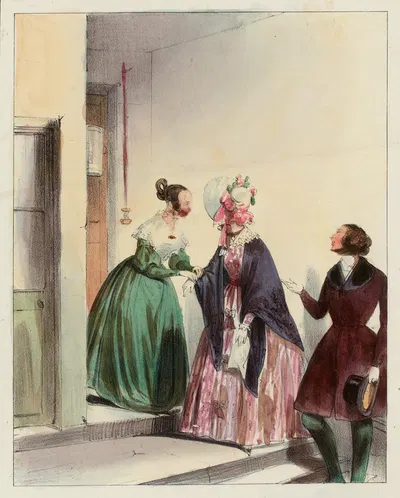 Вперед, прощай by Фредерик Бушо, 1837 — digital art print download