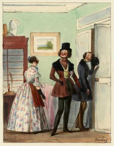 Я всегда довольна. by Фредерик Бушо, 1837 — digital art print download