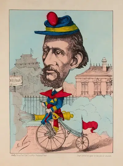 Берже сам находится в Нёйи by Эй. Нерак — digital art print download