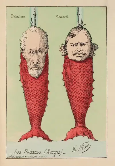 Рыбы (красноперки) гарантированно хорошего качества by Эй. Нерак, 1871 — digital art print download