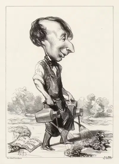 Биксио by Оноре Дома, 1848-1849 — digital art print download
