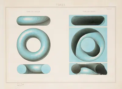 Торы by Л. Антуан, 1875 — digital art print download