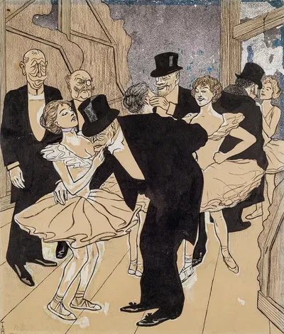 Некролог by Томас Теодор Хейн, 1897 — digital art print download